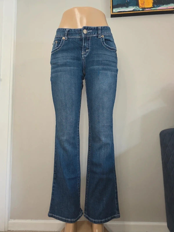 Maurices Mid Rise Bootcut Vintage Y2K Jeans UK Size 6/8