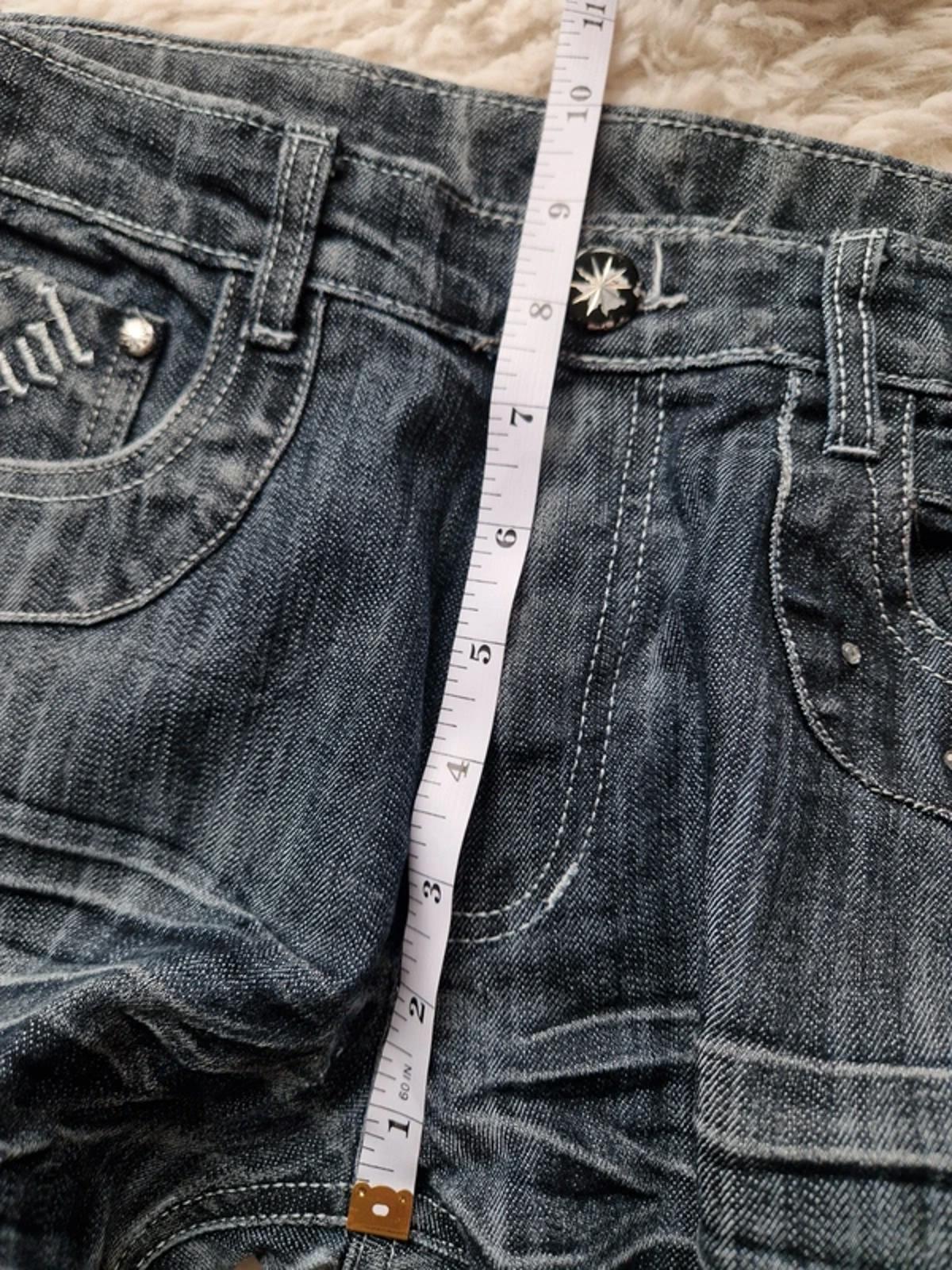 Y2K "Fashion Jeans Wear" Mid Rise Straight Leg Petite Grunge Indie Sleaze Festival Denim UK 8 petite
