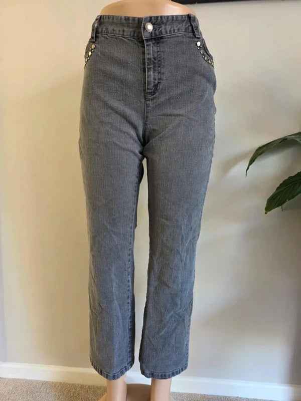 Vintage Y2K Style & Co Mid Rise Bootcut Jeans UK Size 12/14 Petite