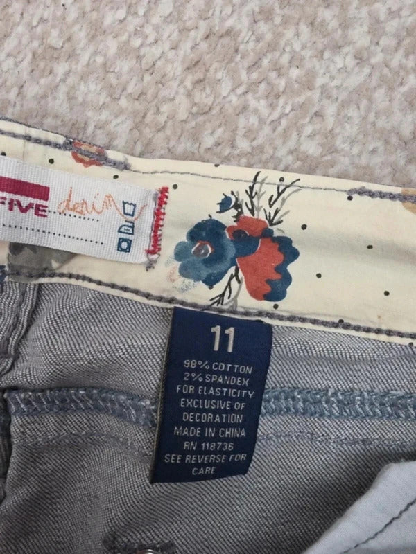T Five Low Rise Slim Vintage Y2K Jeans UK Size 10