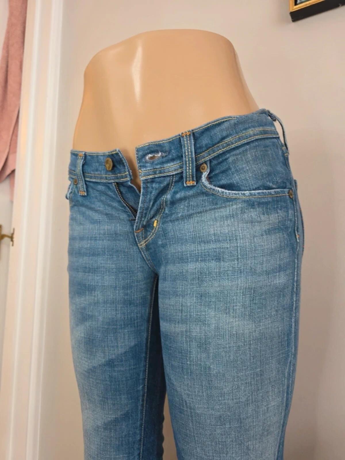 Citizens of Humanity Ultra Low Rise Flared Jeans UK Size 6 Petite