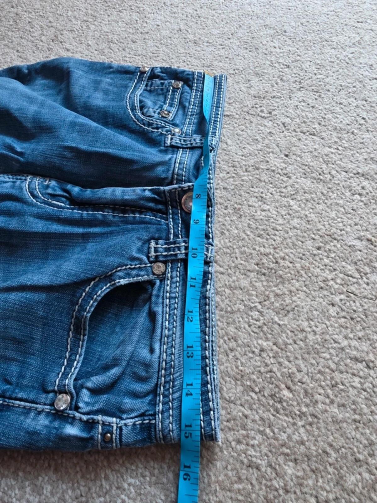 Vintage Y2K Reba Mid Rise Straight Leg Jeans UK Size 10