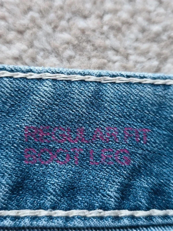Vintage Y2K INC Mid Rise Bootcut Jeans UK Size 14 Tall