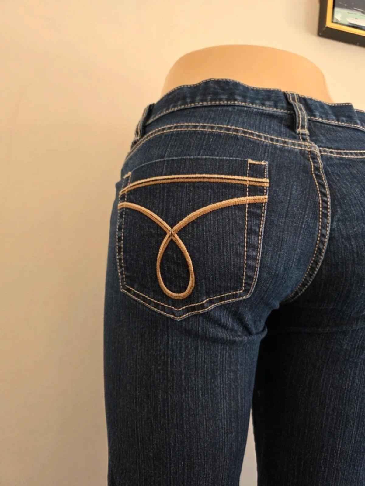 Calvin Klein Low Rise Skinny Vintage Y2K Jeans UK Size 8