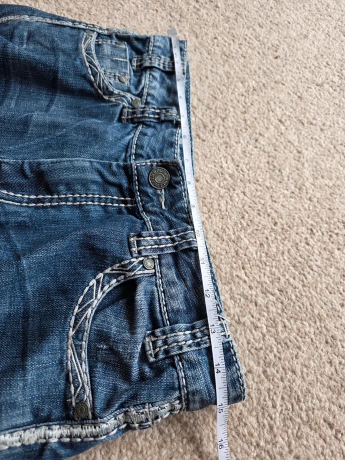 Vintage Y2K Rock & Roll Cowgirl Mid Rise Boyfriend Jeans UK Size 10 tall