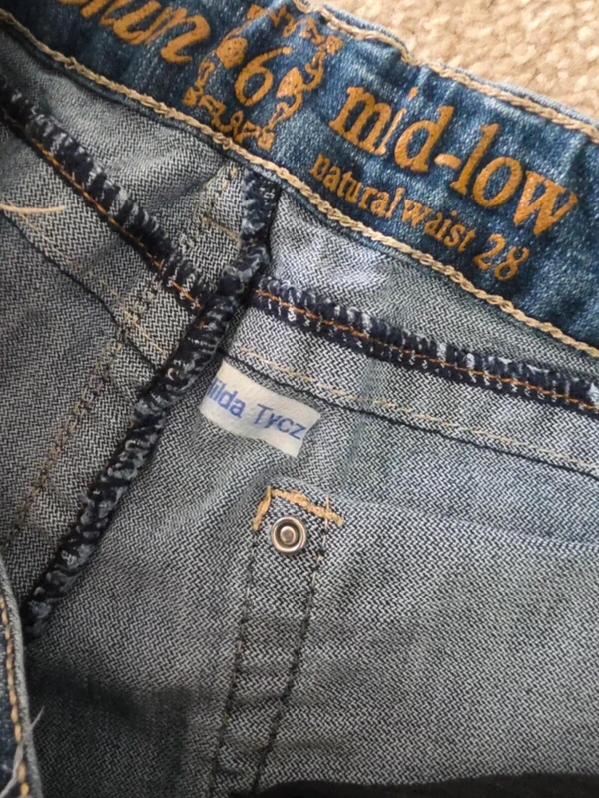 Zenim Mid Rise Slim Vintage Y2K Jeans UK Size 8 Petite