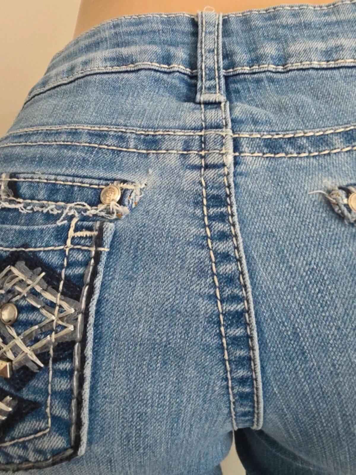 ZCO Jeans Low Rise Bootcut Vintage Y2K Jeans UK Size 10