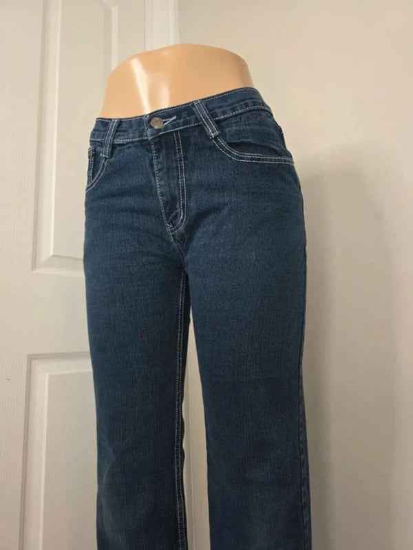 Gut Feeling Mid Rise Straight Leg Vintage Y2K Jeans UK Size 8