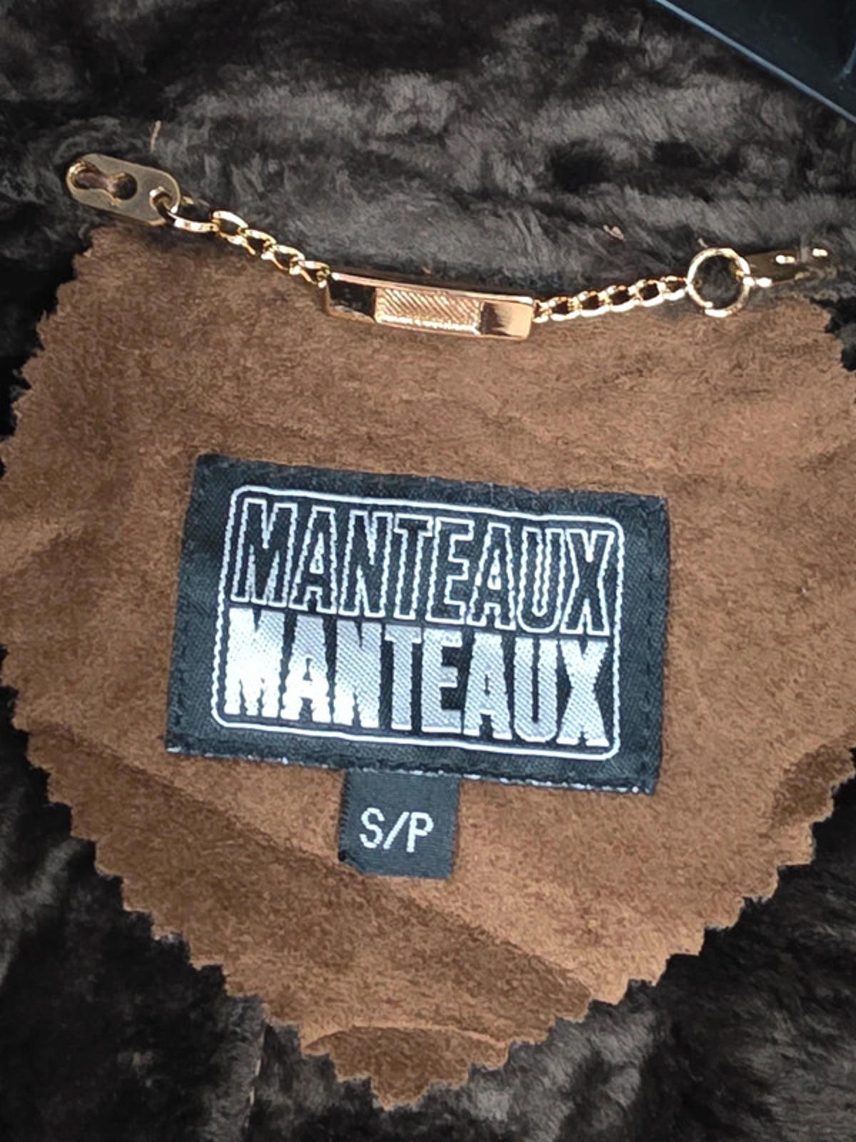 Vintage Y2K Manteaux Faux Shearling Longline Coat UK size S