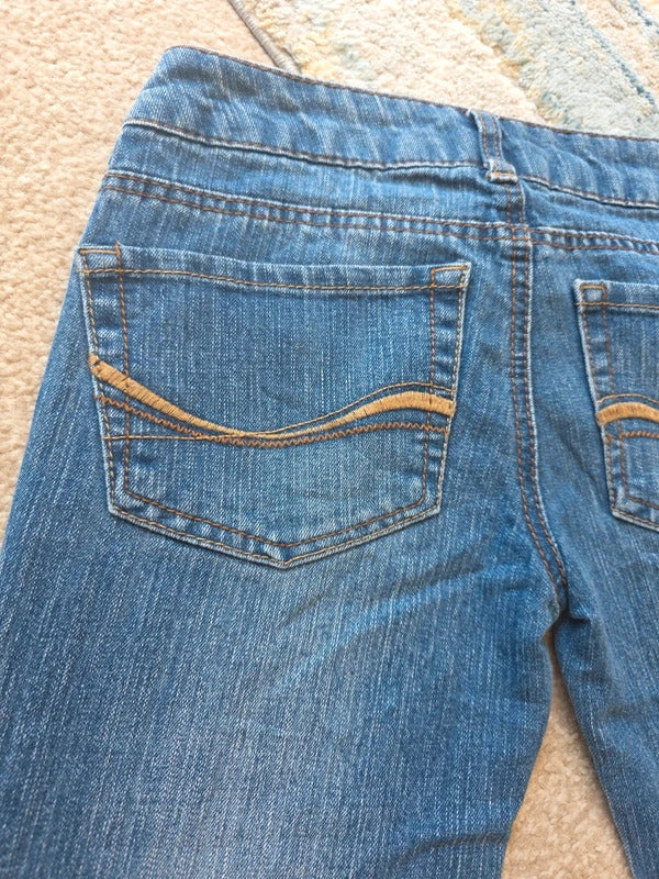 Authentic American Heritage Ultra Low Rise Bootcut Vintage Y2K Jeans UK Size 4