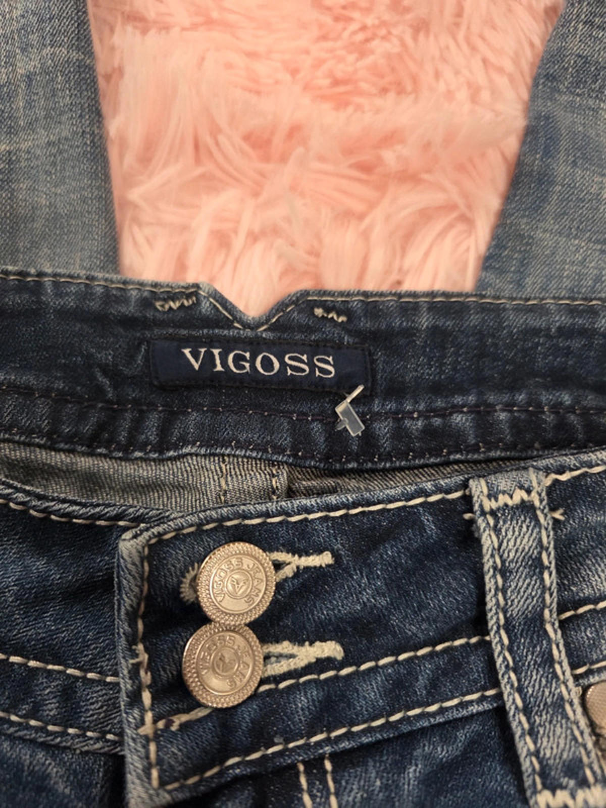 Vintage Y2K Vigoss The Chelsea Boyfriend Mid Rise Jeans UK Size 16 Petite