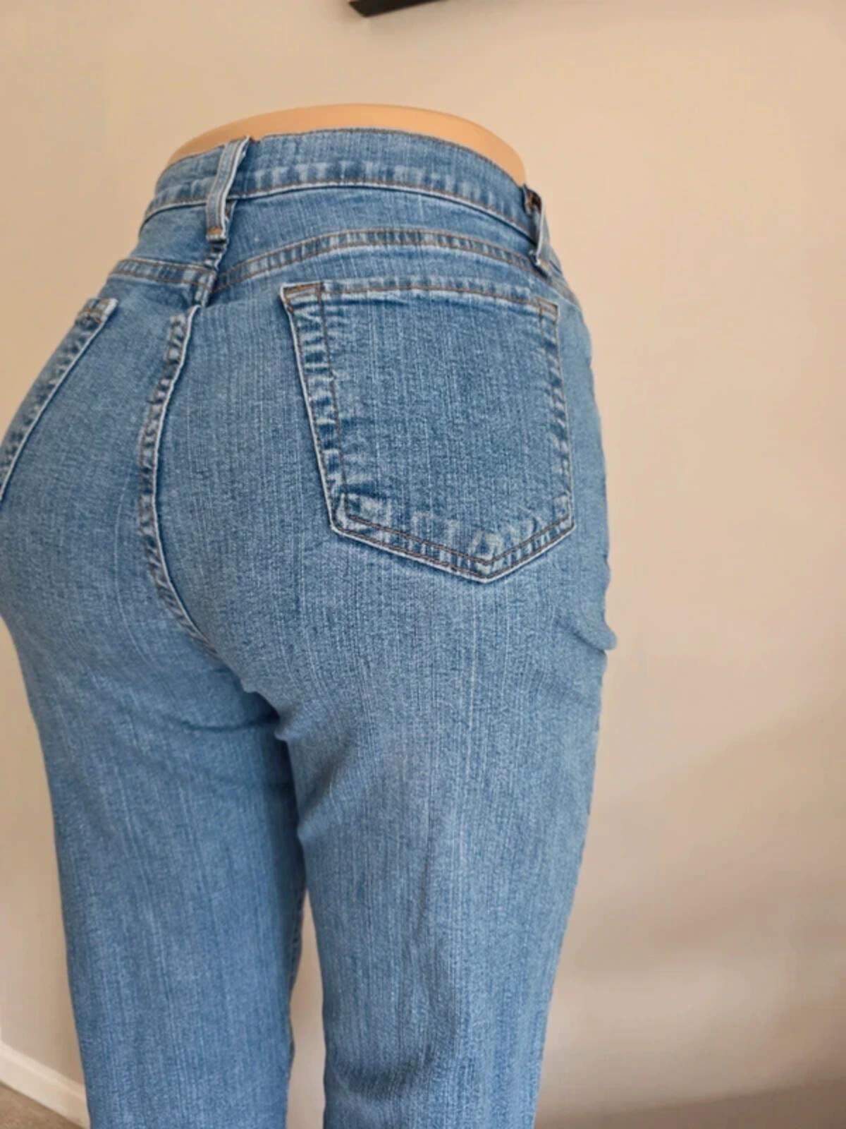 Vintage Y2K NYDJ High Rise Flared Jeans UK Size 10
