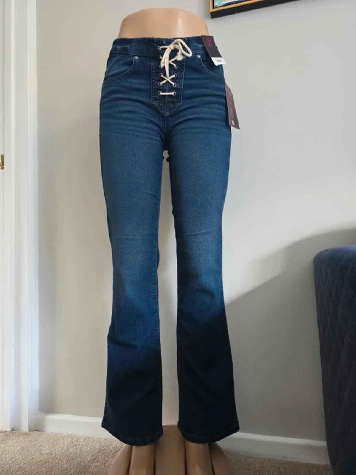 No Boundaries Mid Rise Bootcut Jeans UK Size 10 BNWT