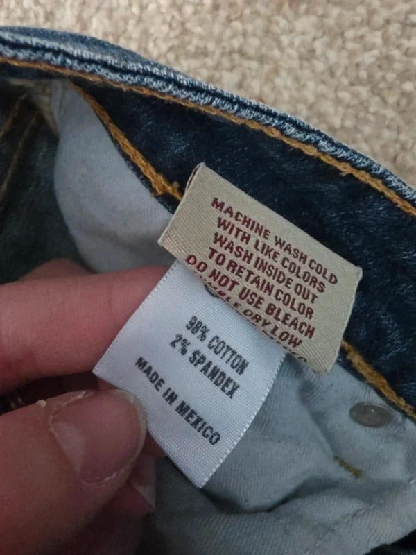 Big Star Ultra Low Rise Flared Vintage Y2K Jeans UK Size 4/6