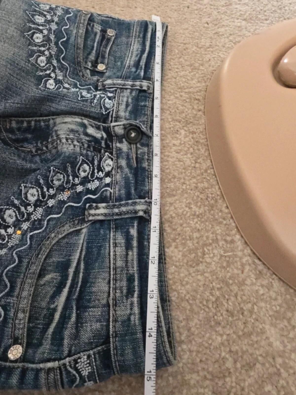 Big Spade Mid Rise Wide Leg Bootcut Vintage Y2K Jeans UK Size 8/10 Tall