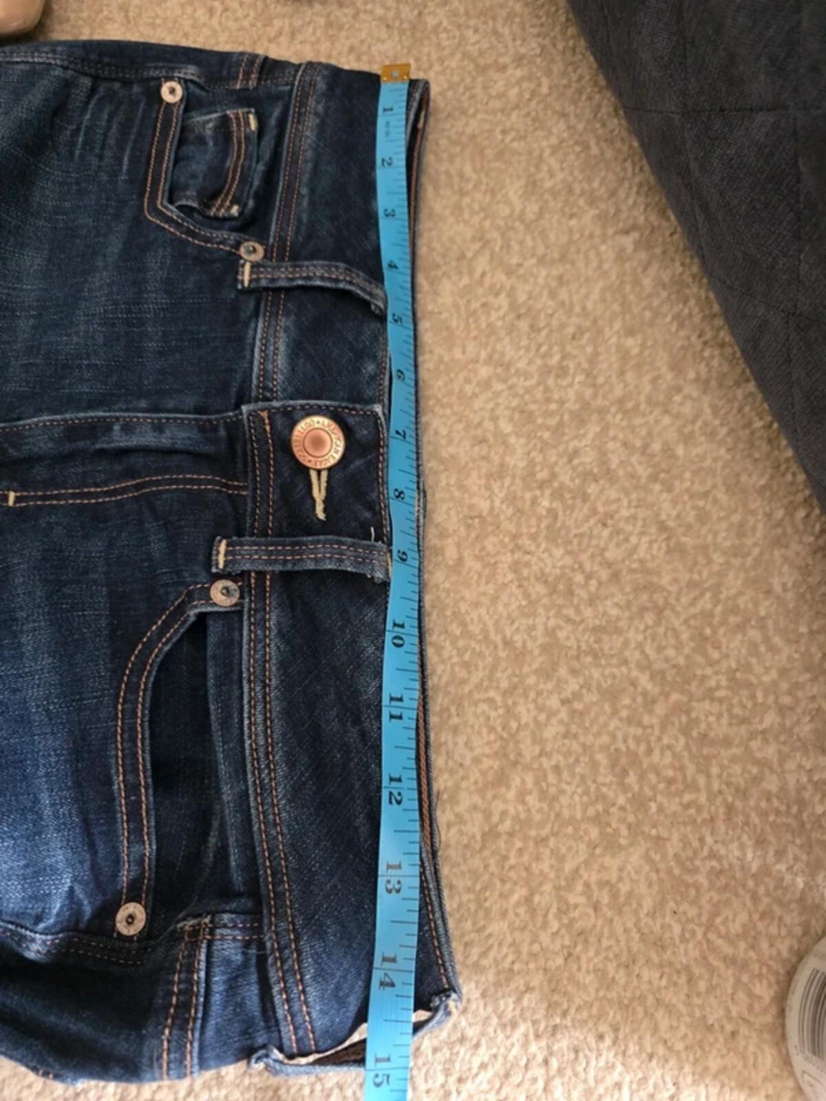 Vintage Y2K American Eagle Low Rise Bootcut Jeans UK Size 8