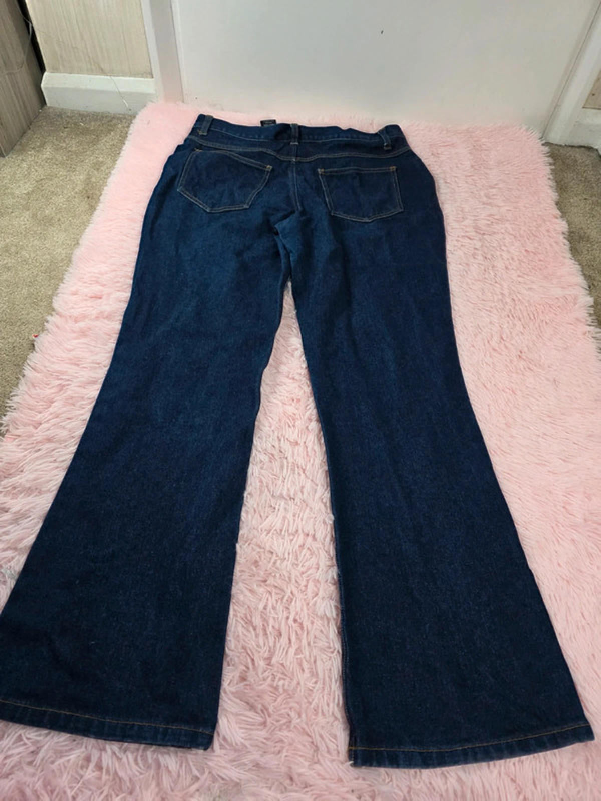 Vintage Y2K No Boundaries Mid Rise Bootcut Jeans UK Size 14