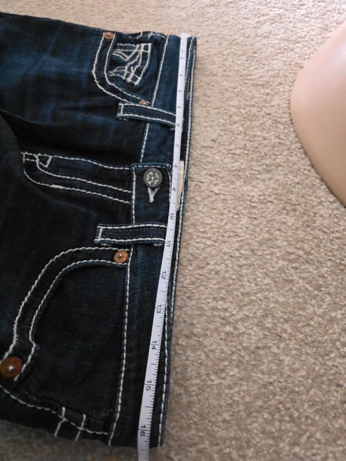 Big Star Low Rise Capri Vintage Y2K Jeans UK Size 8/10