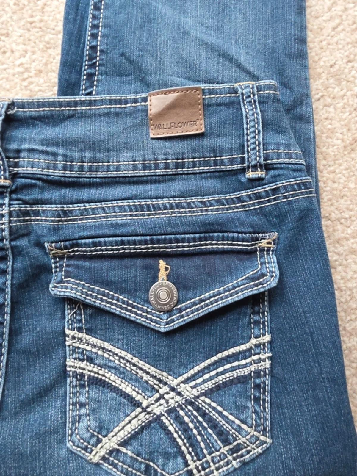 Vintage Y2K Wallflower Mid Rise Bootcut Jeans UK Size 12 Petite