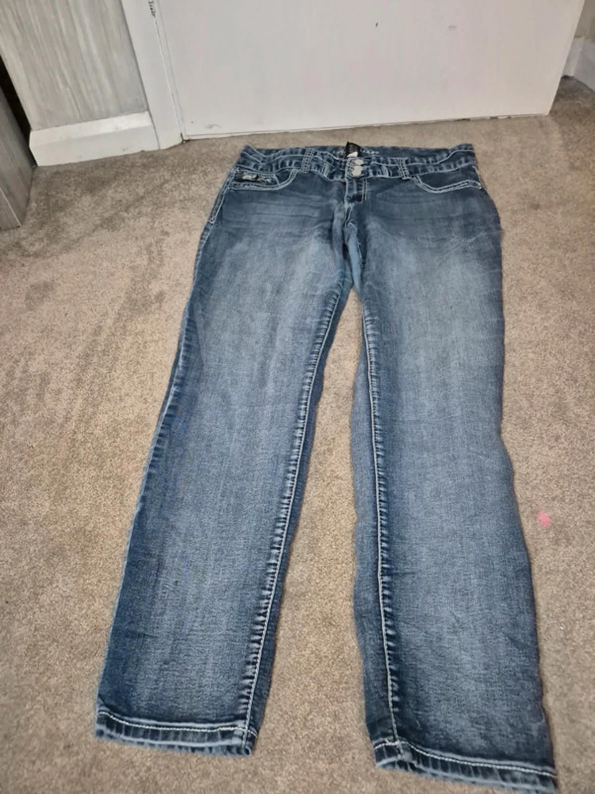 Vintage Y2K Arya Jeans Mid Rise Skinny Denim – UK 16 '