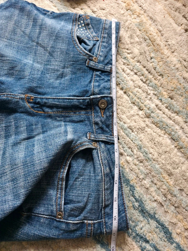 Axcess Mid Rise Bootcut Vintage Y2K Jeans UK Size 12/14