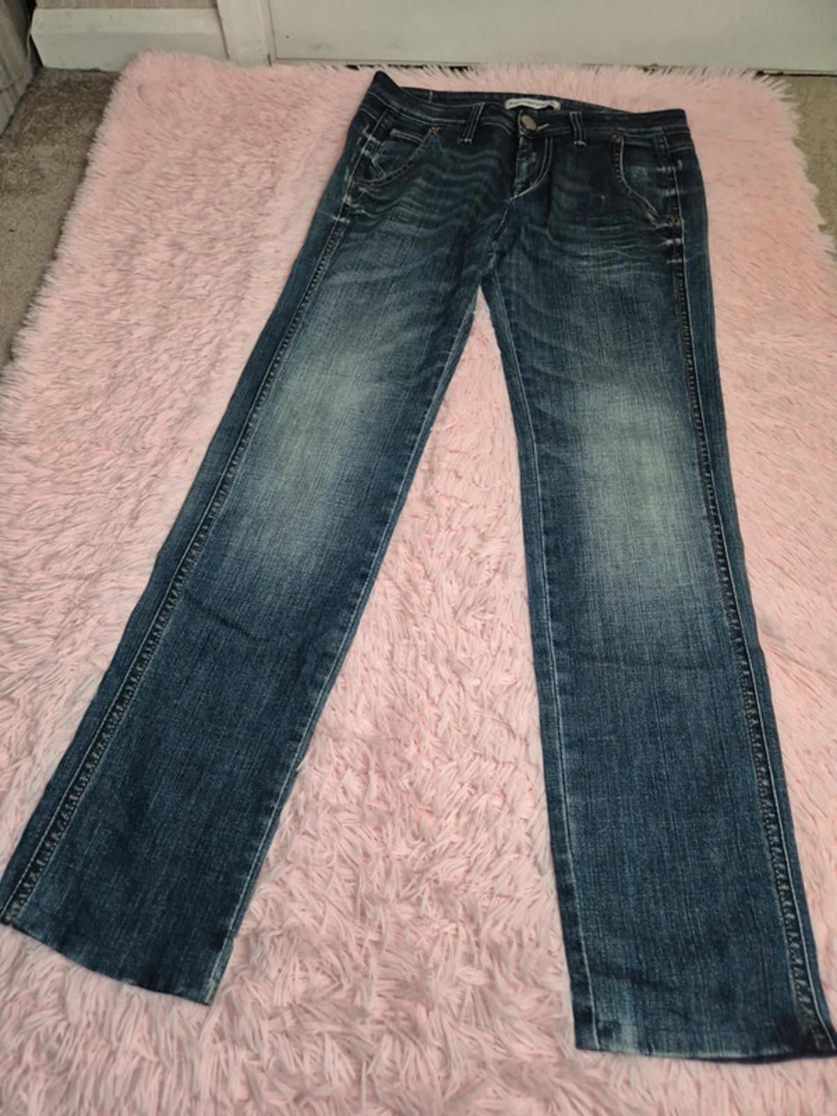 Vintage Y2K Straight Jeans UK size 10 Petite