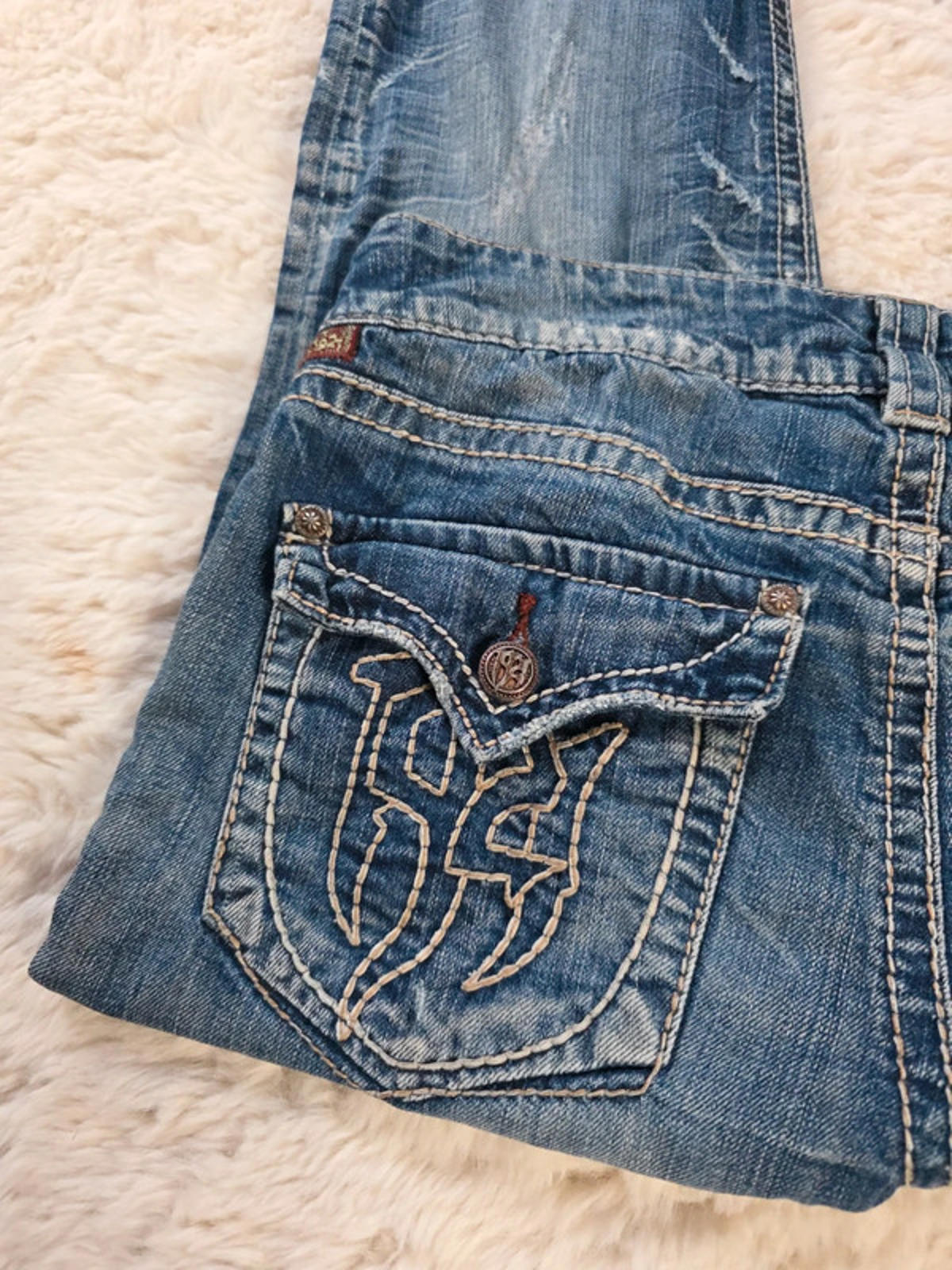 Vintage Y2K 1921 Straight Mid Rise Jeans UK Size 10
