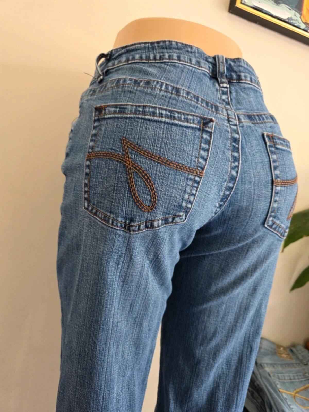 Vintage Y2K Jag Mid Rise Bootcut Jeans UK Size 10