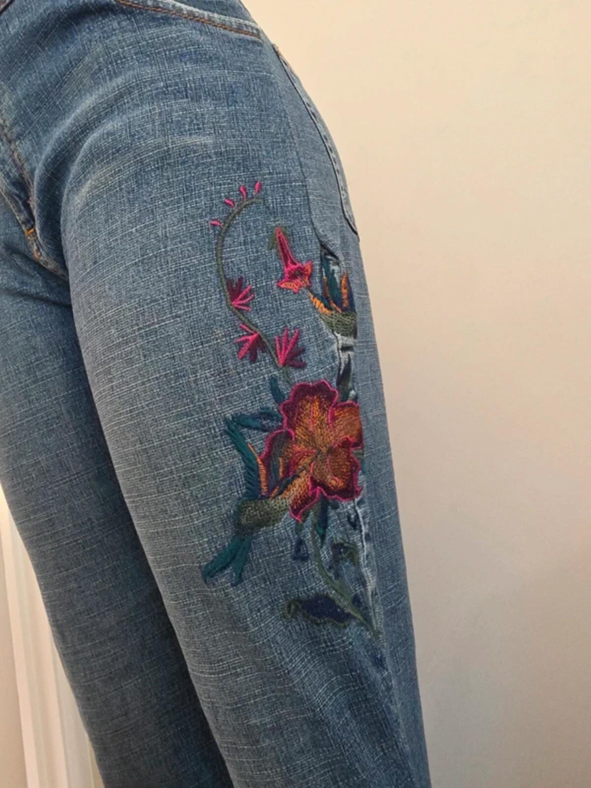 X-Mail Petite Mid Rise Slim Vintage Y2K Jeans UK Size 8