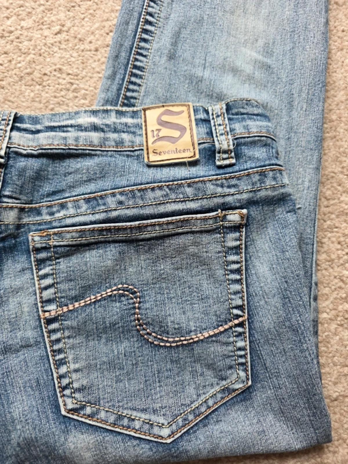 Vintage Y2K Seventeen Co Low Rise Straight Jeans UK Size 12