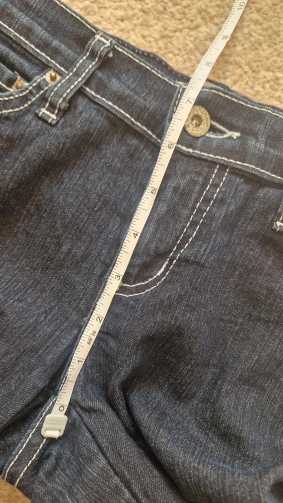 Hammer Low Rise Bootcut Flared Dark Wash Denim Jeans UK 6