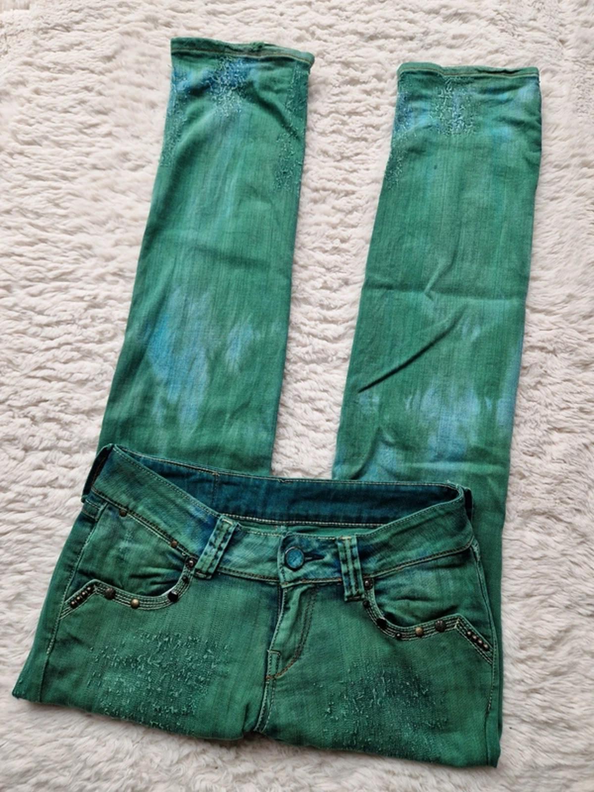 Y2K Unbranded Ultra Low Rise Straight Leg Festival Grunge Indie Sleaze McBling Denim UK 10/12