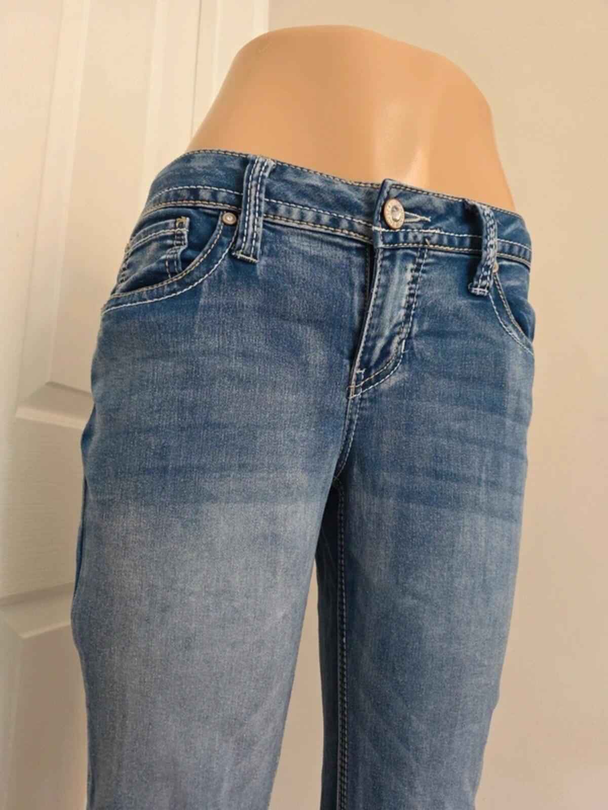 Hydraulic Low Rise Skinny Vintage Y2K Jeans UK Size 10