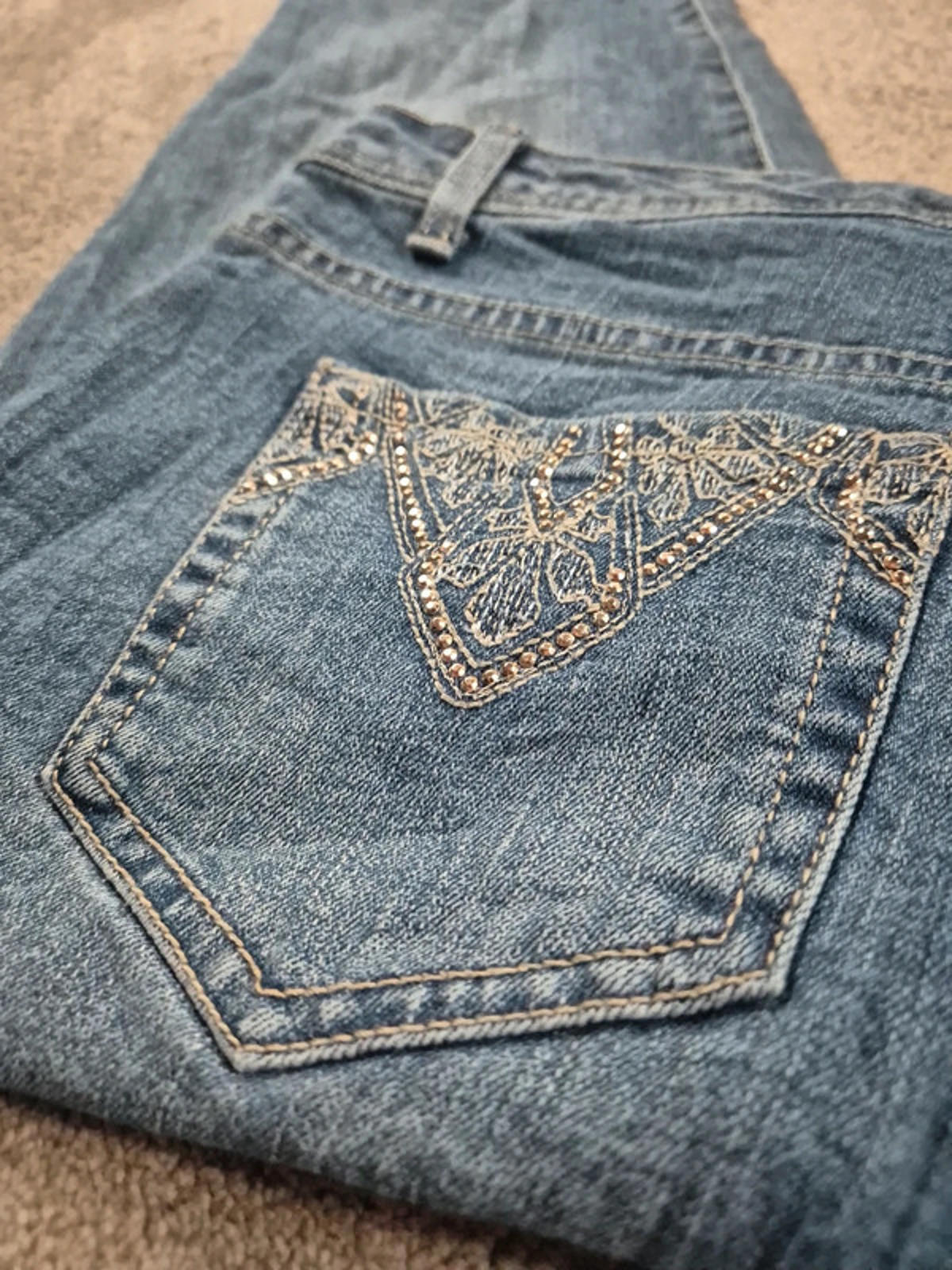 Vintage Y2K Style & Co Denim Mid Rise Capri Jeans – UK 8 (23| inseam) |