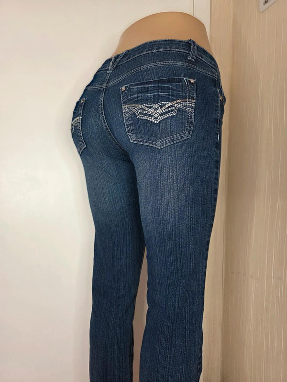 Y2K Give Me 5ive Super Low Rise Bootcut Jeans UK Size 8