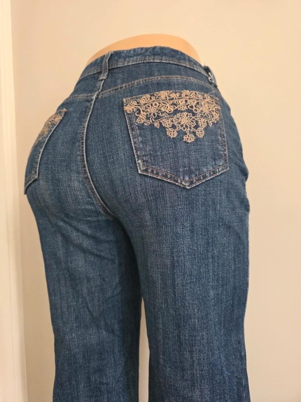 Penmans Vintage Y2K High Rise Relaxed Capri Jeans UK Size 10