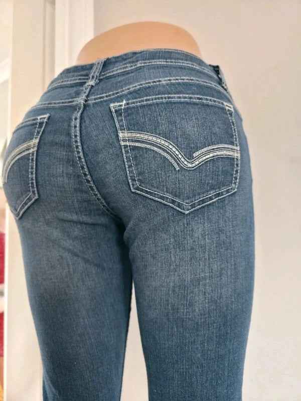 No Boundaries Low Rise Flared Vintage Y2K Jeans UK Size 8