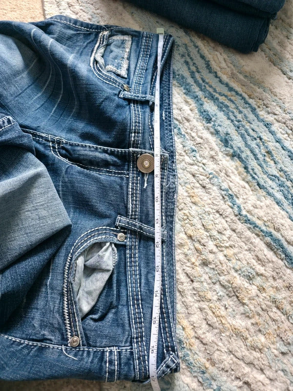 Ariya Low to Mid Rise Bootcut Vintage Y2K Jeans UK Size 12
