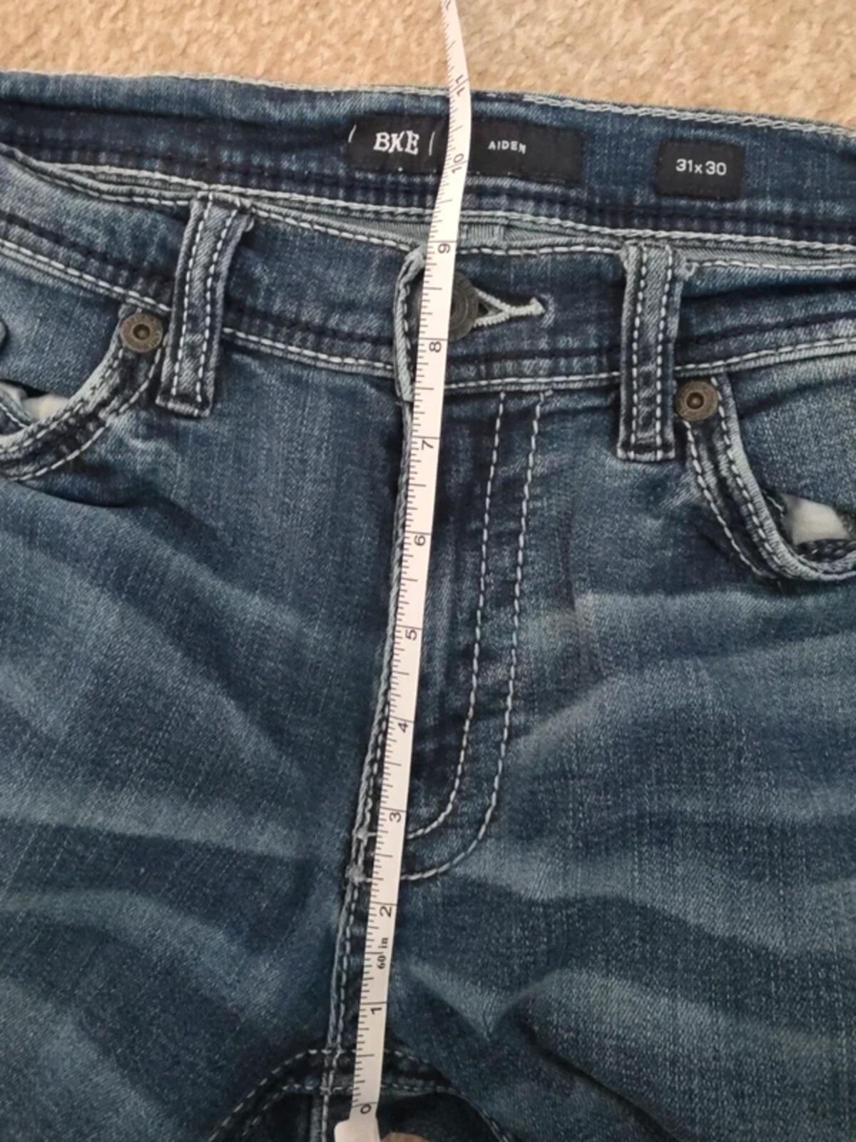 BKE Vintage Y2K Aiden Mid Rise Bootcut Jeans UK Size 10 Petite