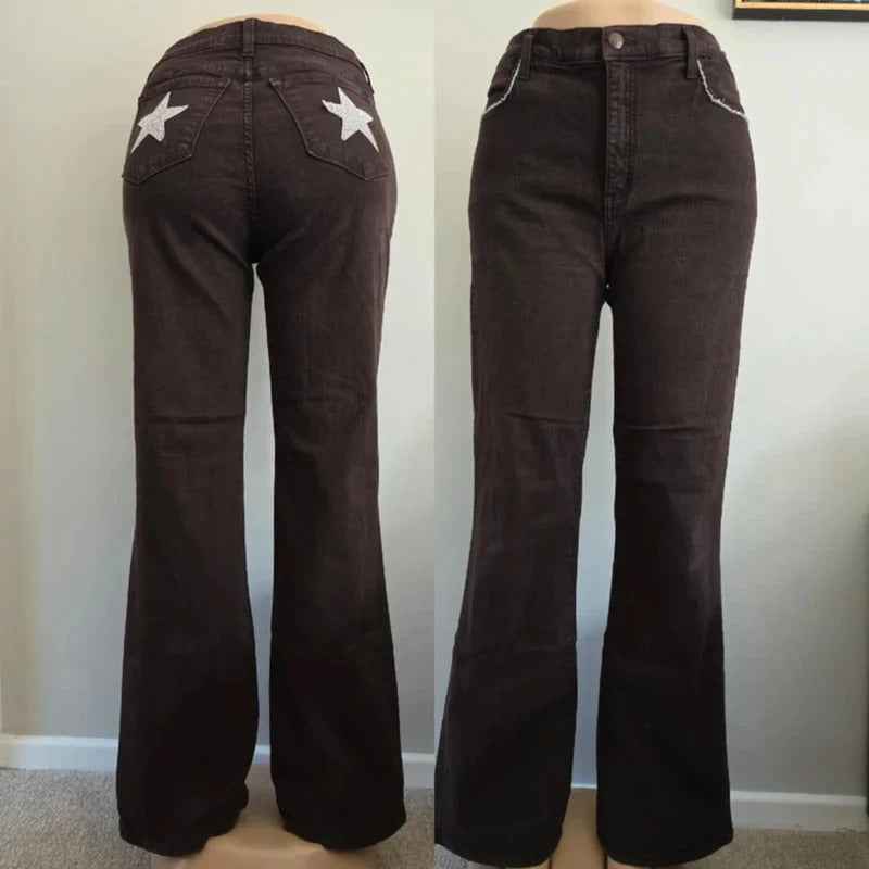 NYDJ Mid Rise Flared Vintage Y2K Jeans UK Size 12