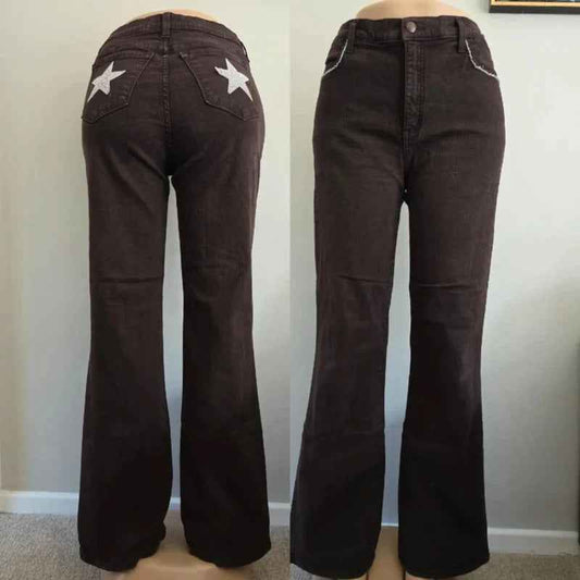NYDJ Mid Rise Flared Vintage Y2K Jeans UK Size 12
