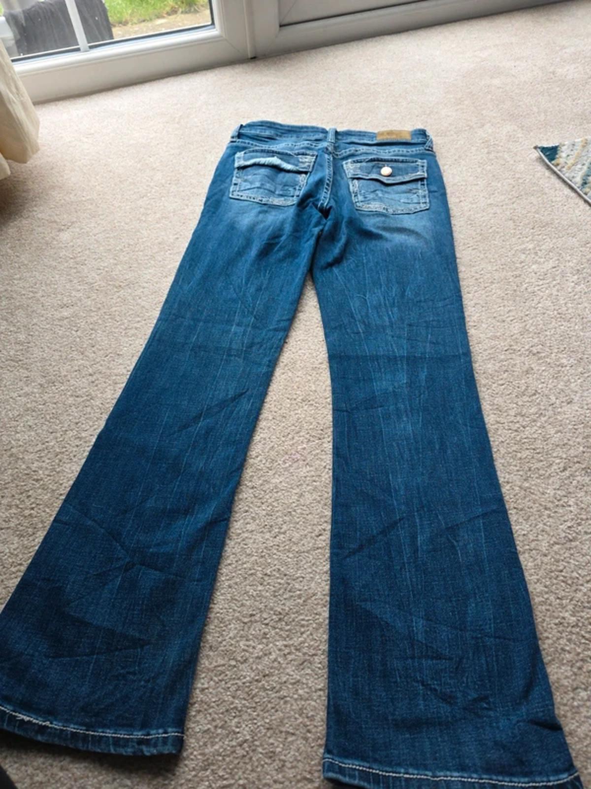 Vintage Y2K Daytrip Virgo Bootcut Mid Rise Jeans UK Size 10