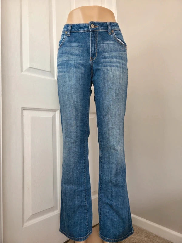 Axcess Mid Rise Bootcut Vintage Y2K Jeans UK Size 12/14