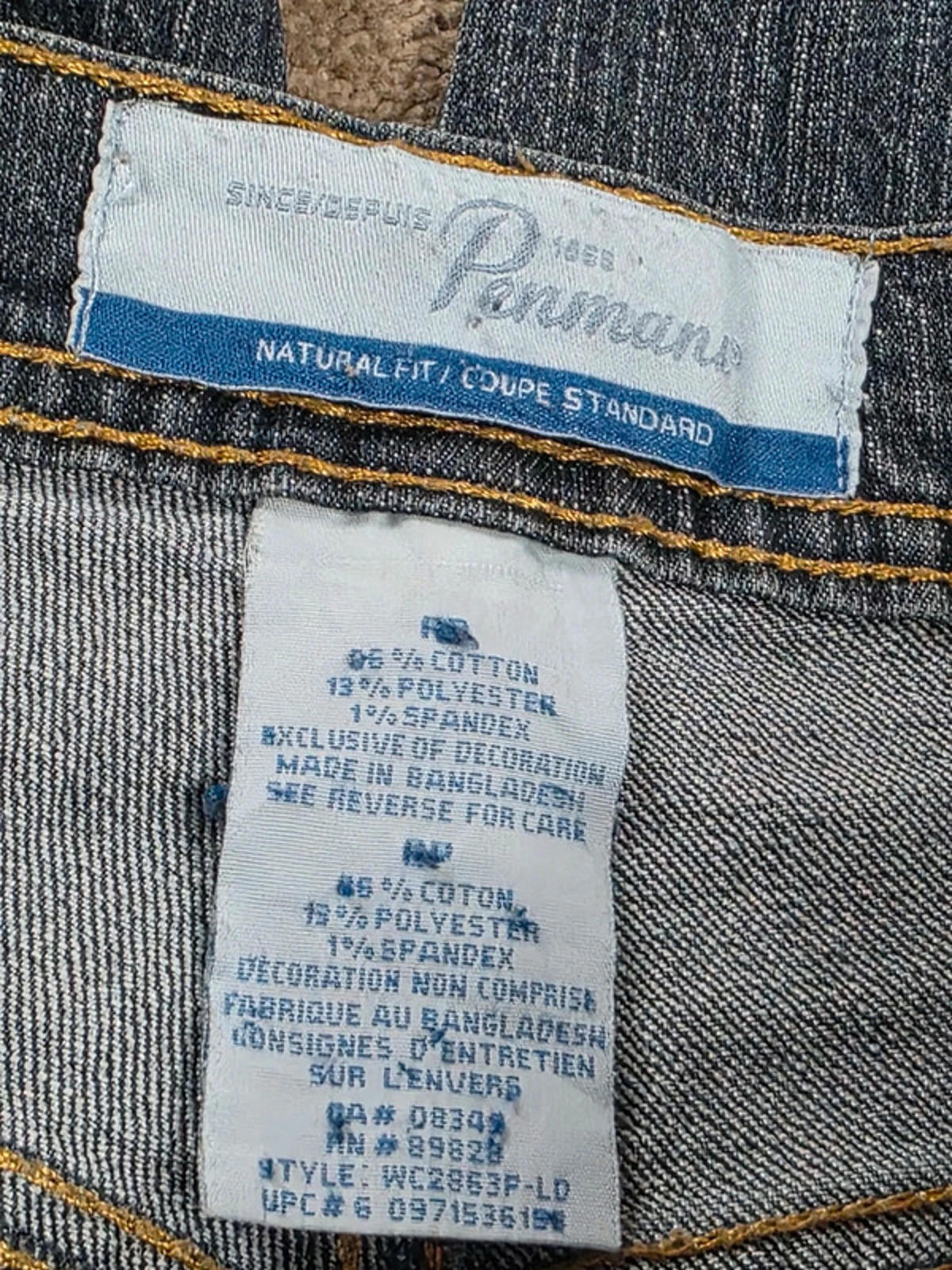 Vintage Y2K Penmans Mid Rise Straight Jeans UK Size 10 Petite