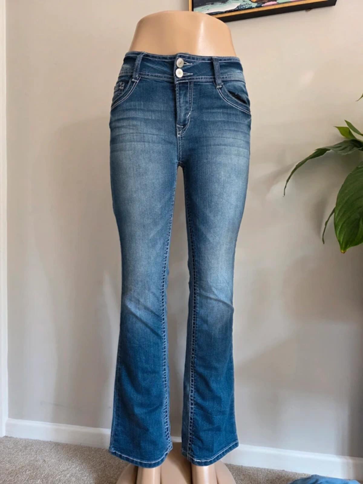 Vintage Y2K Wallflower Mid Rise Bootcut Jeans UK Size 8
