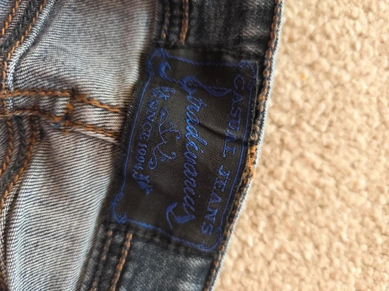 Vintage Y2K Stradivarius Low Rise Skinny Jeans UK Size 10/12