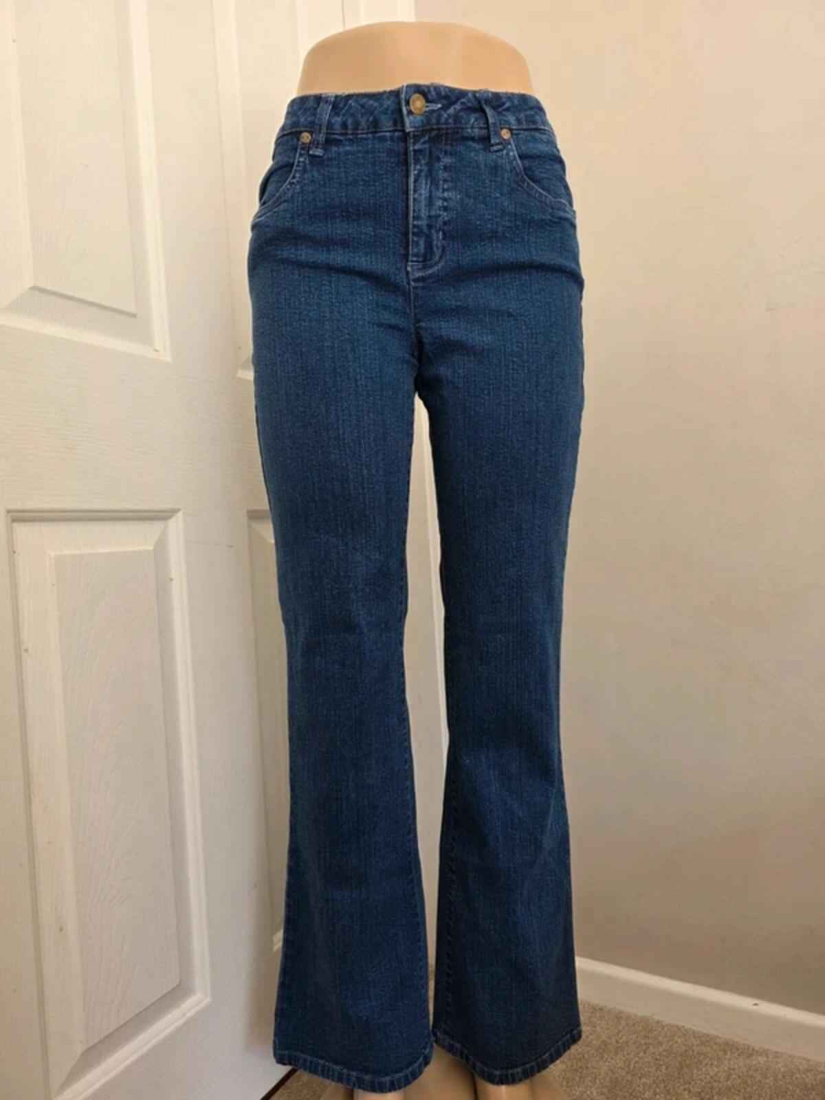 Kim Rogers Vintage Y2K Mid Rise Bootcut Jeans UK Size 8/10