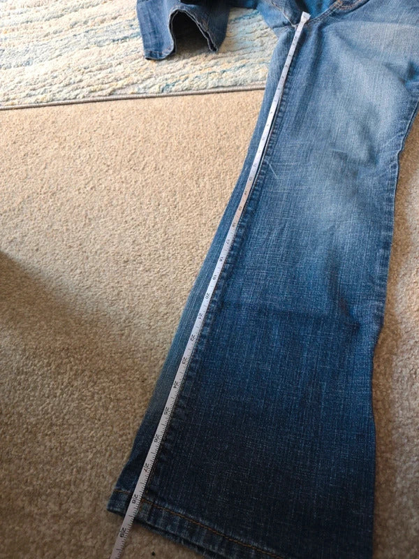 Arizona Jean Co Mid Rise Bootcut Vintage Y2K Jeans UK Size 10 Petite