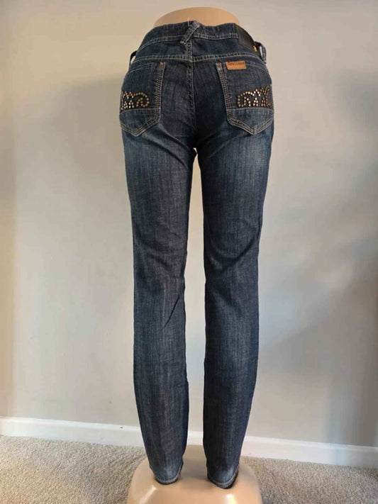 Mek Denim Low Rise Skinny Jeans UK Size 8/10 Tall