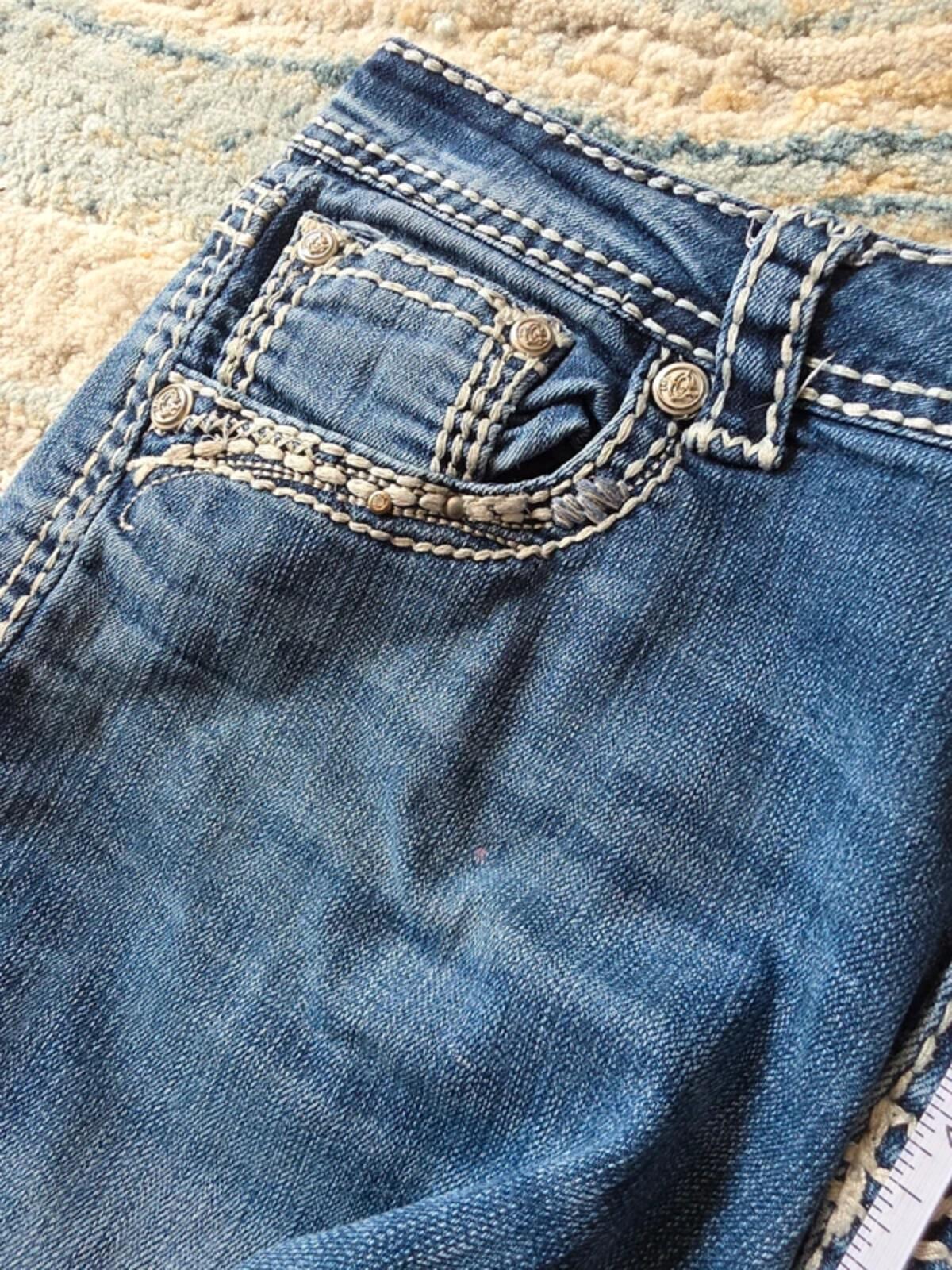 Grace in LA Mid Rise Bootcut Vintage Y2K Jeans UK Size 10 Tall